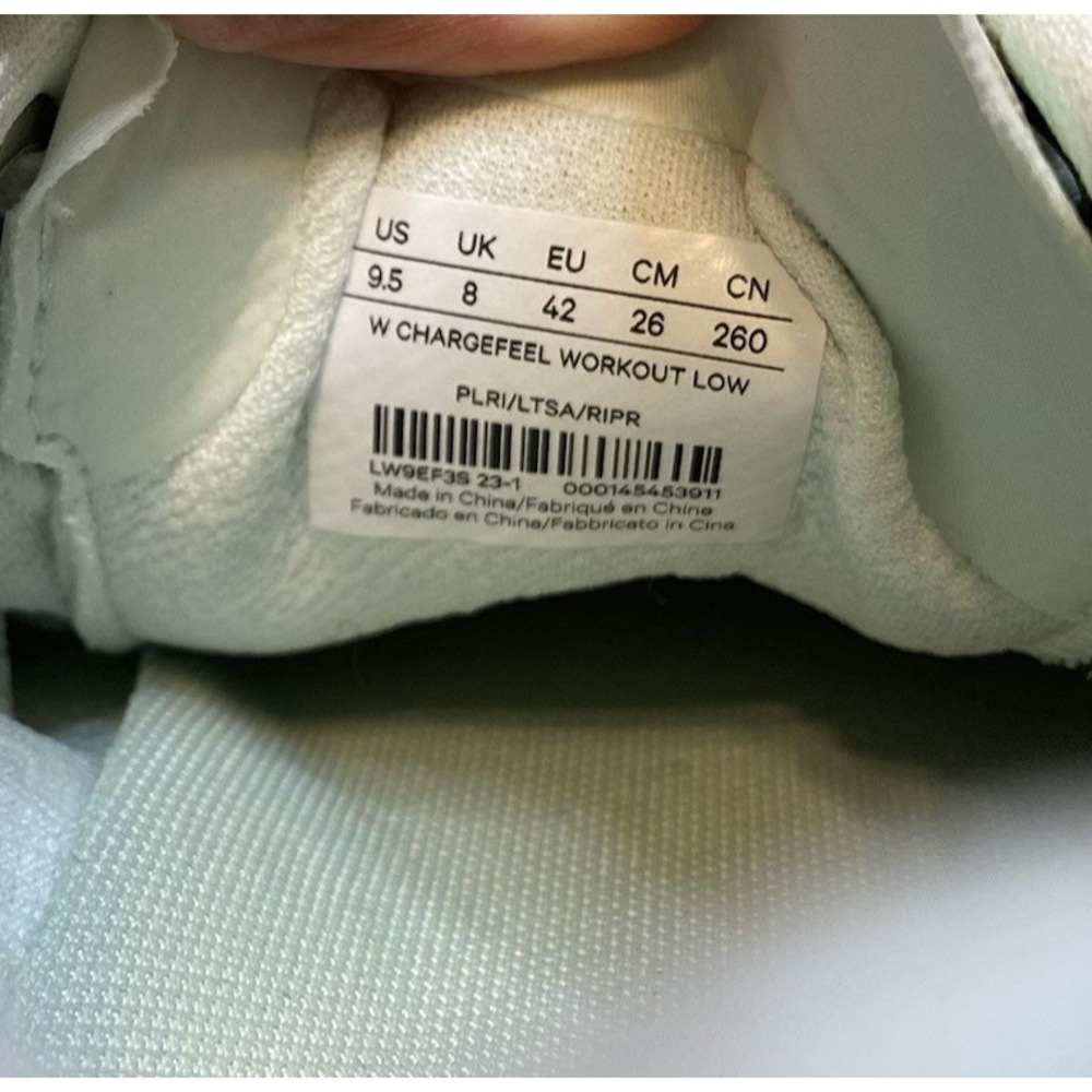 Lululemon Chargefeel Workout Athletic Shoes Women 9.5 EU 42 Green White - Picture 3 of 15